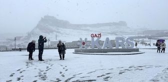 Erzurum, Kars ve Ardahan'da yoğun kar etkili oluyor