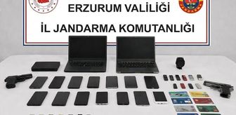 Erzurum merkezli dolandırıcılık operasyonunda yakalanan 8 şüpheli tutuklandı