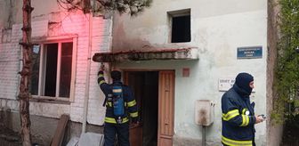 Eskişehir'de 2 katlı binanın giriş katında çıkan yangında bir kişi öldü
