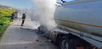 Eskişehir'de tankerde çıkan yangın söndürüldü
