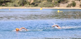 Fethiye'de Uluslararası Göcek Açık Su Yüzme Yarışması sona erdi