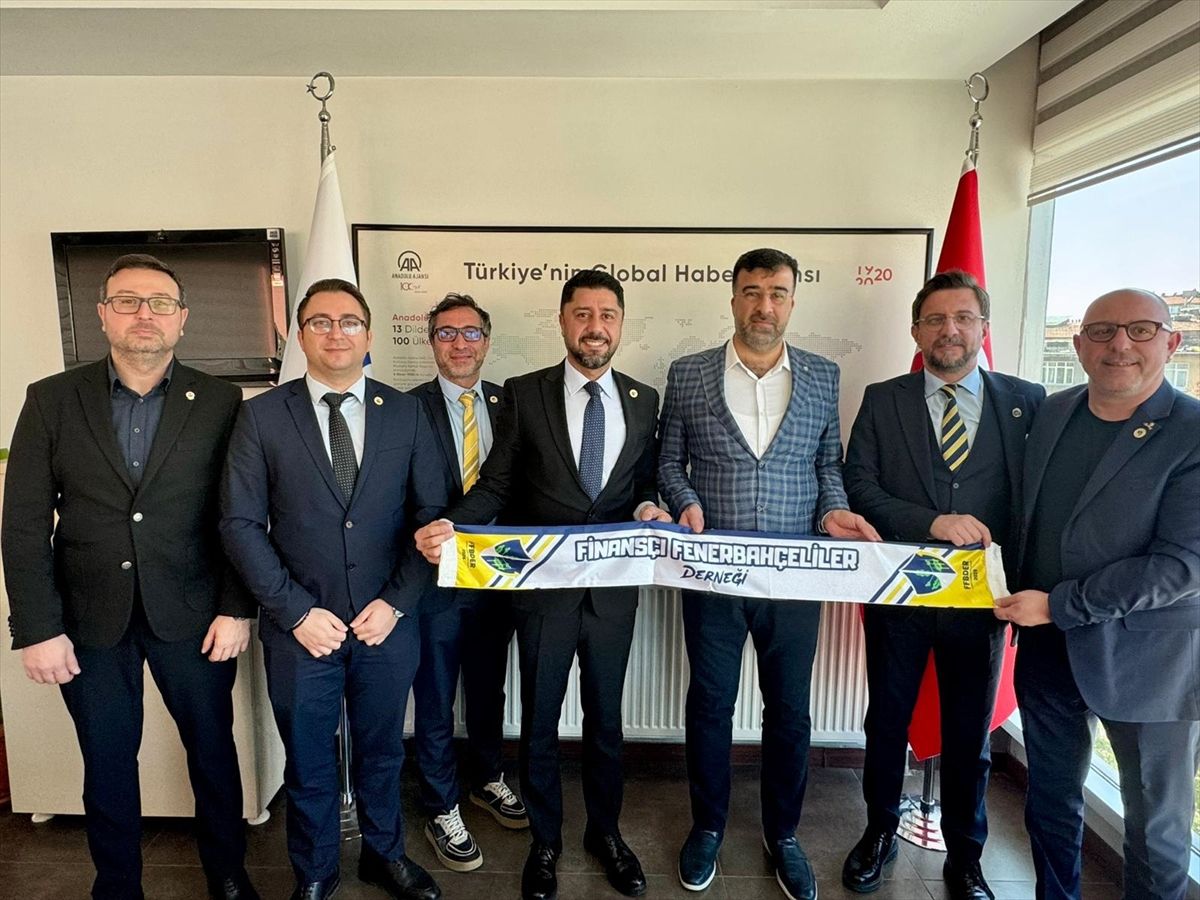 Finansçı Fenerbahçeliler Derneğinden AA Konya Bölge Müdürlüğüne ziyaret