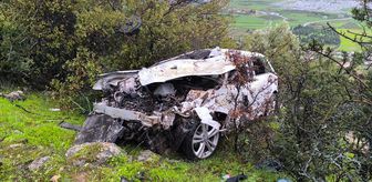 Gaziantep'te devrilen otomobilin sürücüsü öldü