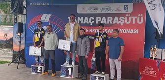 Gaziantep'te düzenlenen Türkiye Yamaç Paraşütü Hedef Yarışması sona erdi