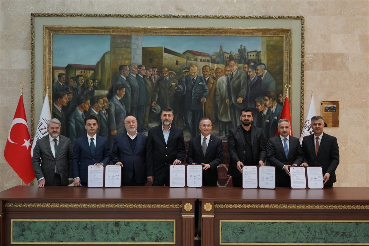 Gaziantep'te Hacı Mahmut Saruhan Camisi'nin yapımı için protokol imzalandı