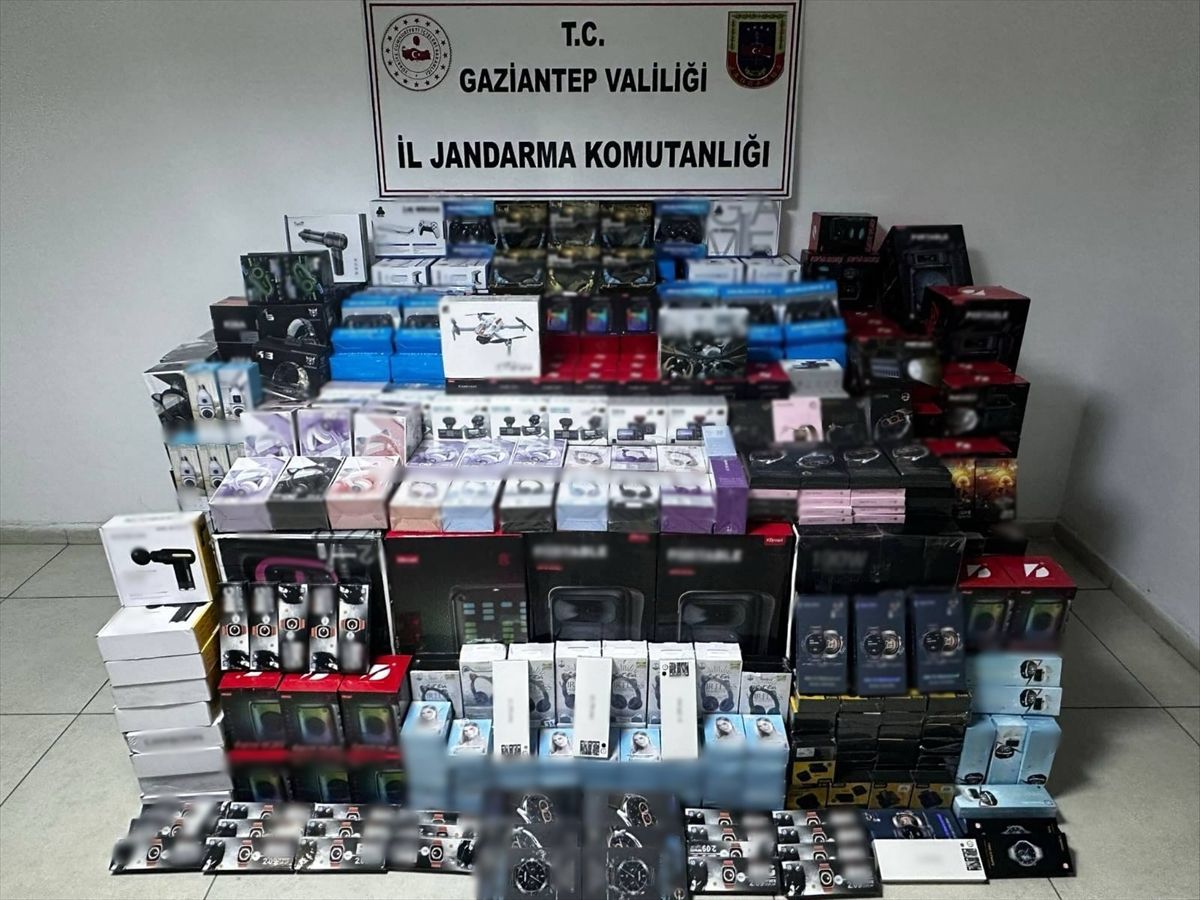 Gaziantep'te kaçakçılık operasyonunda bir şüpheli gözaltına alındı