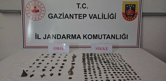 Gaziantep'te tarihi eser niteliğinde 225 parça ele geçirildi