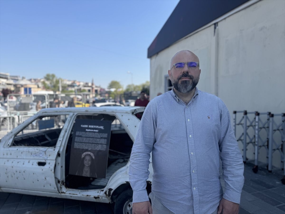 "Gazze Mektupları" sergisi savaşın ve insani krizin izlerini gözler önüne seriyor