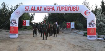 Gelibolu Yarımadası'nda 57. Alay Vefa Yürüyüşü başladı