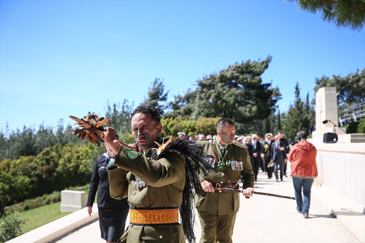 Gelibolu Yarımadası'nda Yeni Zelanda Anıtı'nda anma töreni düzenlendi