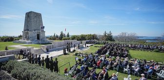 Gelibolu Yarımadası'ndaki Avustralyalıların Lone Pine Anıtı'nda anma töreni düzenlendi