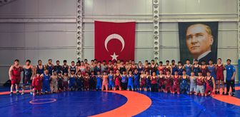 Genç milli güreşçiler, Zafer Kupası ve Şampiyonlar Turnuvası'na Antalya'da hazırlanıyor