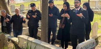 Gerze'de şehit Fethi Kabaş kabri başında anıldı
