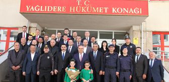 Giresun Valisi Koç, Yağlıdere'yi ziyaret etti