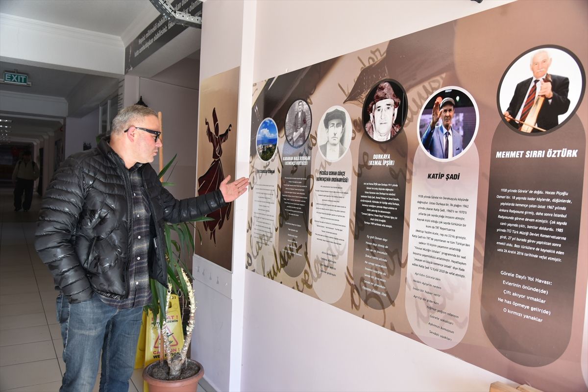 Görele'de lisede kültür ve sanat koridoru oluşturuldu