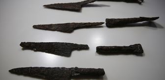 Hadrianopolis Antik Kenti'nde 1500 yıllık bıçaklar gün yüzüne çıkarıldı