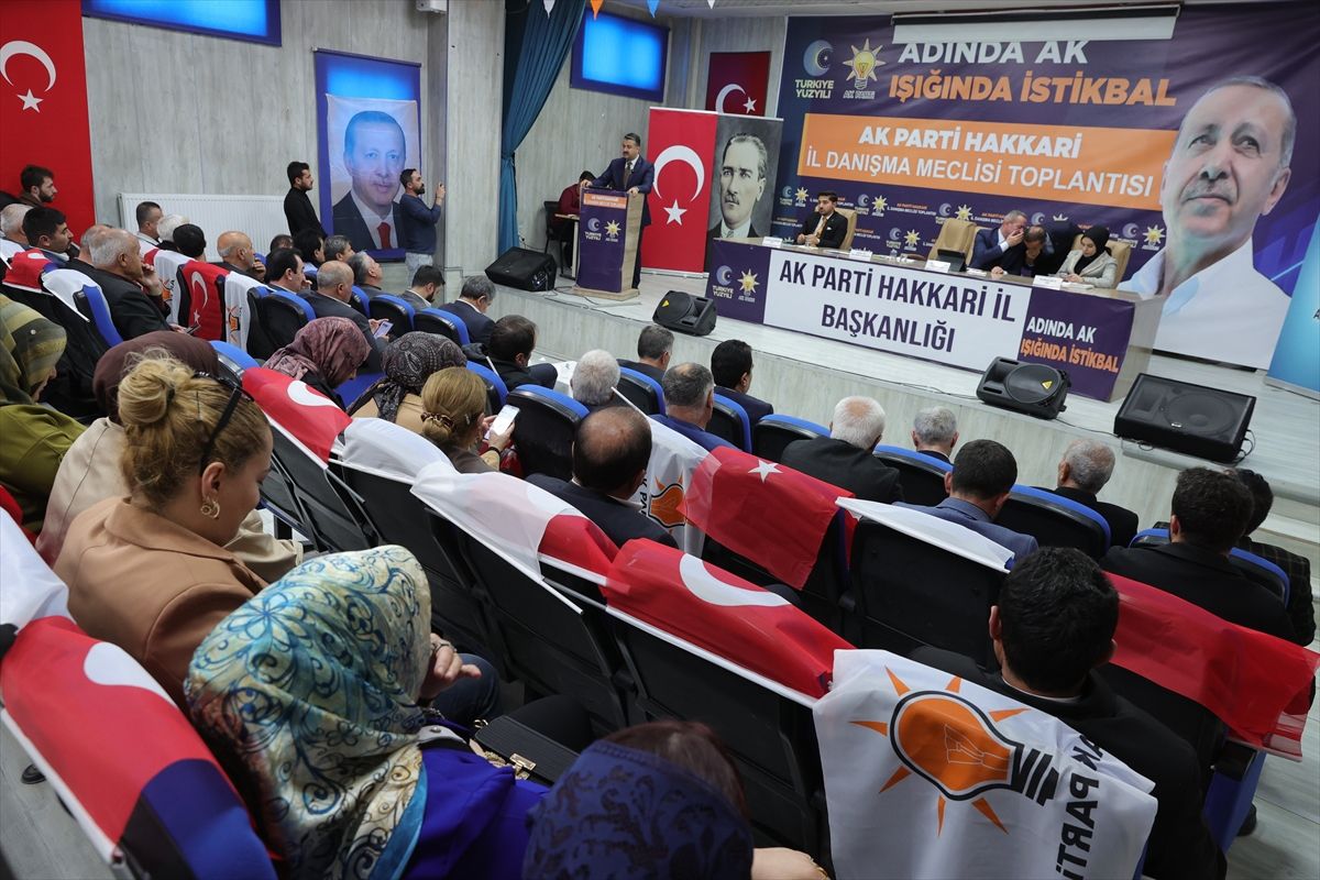 Hakkari'de AK Parti İl Danışma Meclisi Toplantısı yapıldı