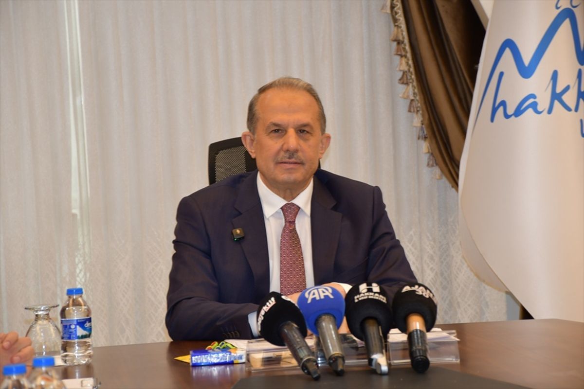 Hakkari Valisi Taşyapan, heyelanın olduğu bölgedeki alternatif yol çalışmalarını değerlendirdi Açıklaması