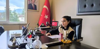 Hamamözü'nde 23 Nisan'da başkanlık koltuğuna minik Zehra oturdu