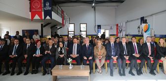 Hatay'da depremlerde hasar gören meslek lisesi atölyesi yeniden hizmete açıldı