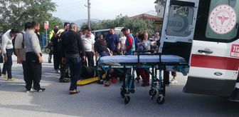 Hatay'da devrilen motosikletin sürücüsü yaralandı