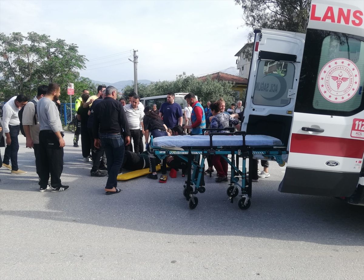 Hatay'da devrilen motosikletin sürücüsü yaralandı