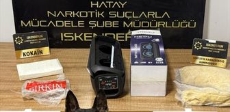 Hatay'da otomobilinde 3 kilo 700 gram uyuşturucu bulunan zanlı tutuklandı