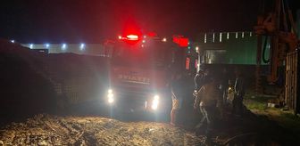 Hatay'da şantiyedeki konteynerde çıkan yangında 1 işçi hayatını kaybetti