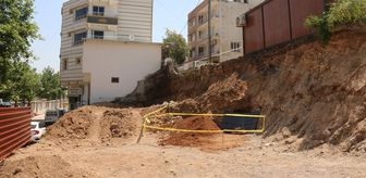Hatay'da temel kazısı sırasında tarihi kalıntılara rastlandı