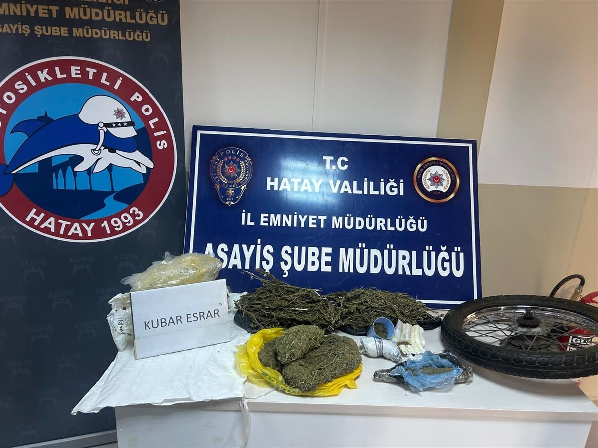 Hatay'da uyuşturucu operasyonunda 1 şüpheli yakalandı