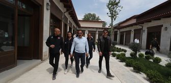 Hatay Valisi Masatlı, restorasyon ve rekonstrüksiyonu süren çarşılarda incelemelerde bulundu