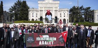 Hukukçular Derneği, İsrail'in Filistinli esirlere yönelik idam yasasını İstanbul'da protesto etti