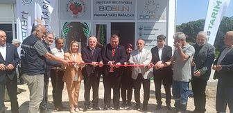 İnhisar'da organik sıvı gübre satış noktası açıldı