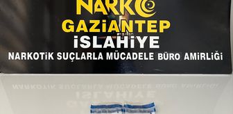 İslahiye'de üzerinde uyuşturucu ele geçirilen şüpheli gözaltına alındı