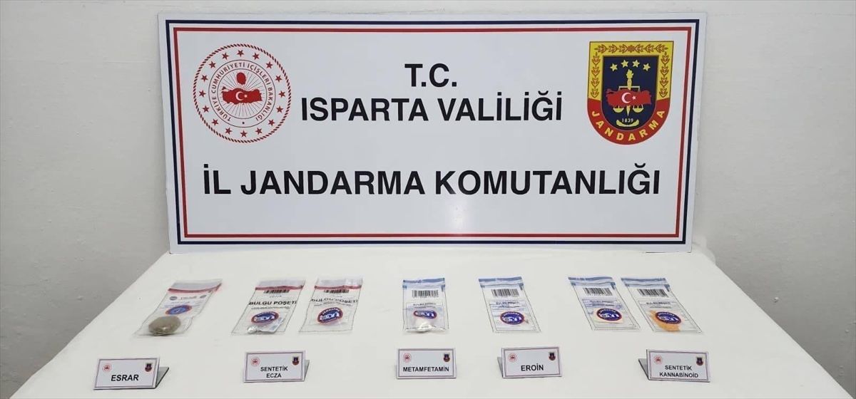 Isparta'da uyuşturucu operasyonlarında 3 şüpheli tutuklandı