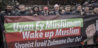 İsrail'in çıkardığı 'idam yasası' Erzurum ve Iğdır'da protesto edildi