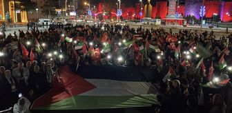 İsrail'in çıkardığı idam yasası Kayseri'de protesto edildi