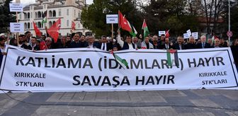 İsrail'in çıkardığı idam yasası Kırıkkale'de protesto edildi