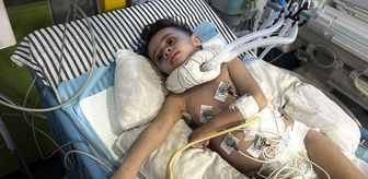 İsrail'in saldırısında yaralanan bebek, Gazze'den çıkışların kısıtlı olması nedeniyle yaşam mücadelesi veriyor