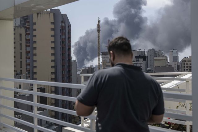 Israeli army targets Beirut