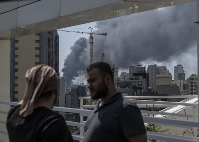 Israeli army targets Beirut