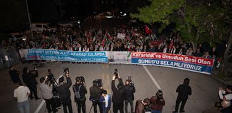 İsrail ordusunun Küresel Sumud Filosu'na saldırısı Ankara'da protesto edildi