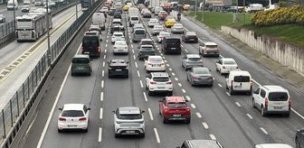 İstanbul'da Anadolu Yakası'ndaki trafik yoğunluğu yüzde 83'e yükseldi