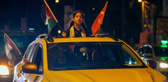 İstanbul'da Gazze'ye destek için araç konvoyu oluşturuldu