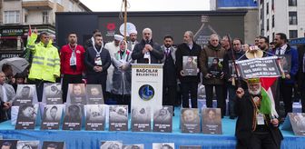İstanbul'da İsrail'in Filistinli esirlere yönelik 'idam yasası' protesto edildi