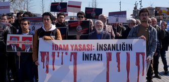 İstanbul'da, İsrail'in Filistinli esirlere yönelik 'idam yasası' protesto edildi