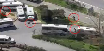 İsrail Konsolosluğu önündeki çatışmadan ilk görüntüler