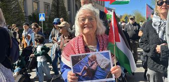 İsveç'te yüzlerce kişi İsrail'in Gazze ve Lübnan saldırılarını protesto etti