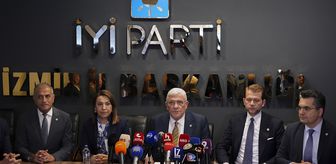İYİ Parti Genel Başkanı Dervişoğlu, İzmir'de basın toplantısı düzenledi