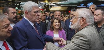 İYİ Parti Genel Başkanı Dervişoğlu, İzmir'de esnafı ziyaret etti